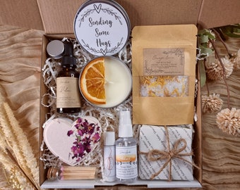 Organic Personalised Gift Box, ORGANIC, VEGAN, NATURAL, Organic Skin Care, Pick Me Up Gift, Gift For Her, Pamper Gift Set