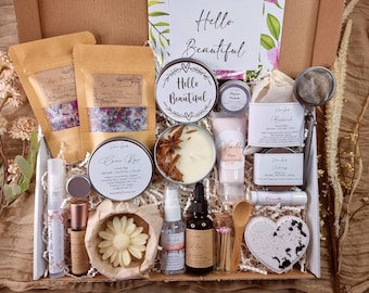 Organic Luxury Self Care Gift Box, ORGANIC, VEGAN, NATURAL, Organic Skin Care, Natural Skin Care Set, Pamper Gift Set