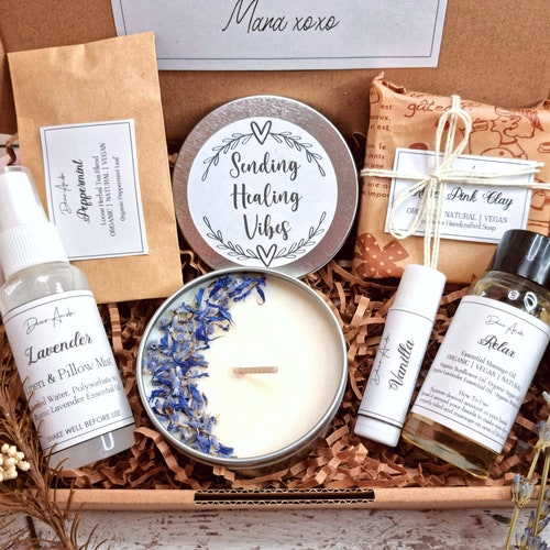 Organic Spa Gift Box Set ORGANIC VEGAN NATURAL Bath Gift Etsy Australia
