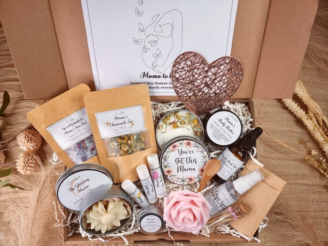 Organic Pregnancy Gift Box: Vegan New Mom Self-care Set