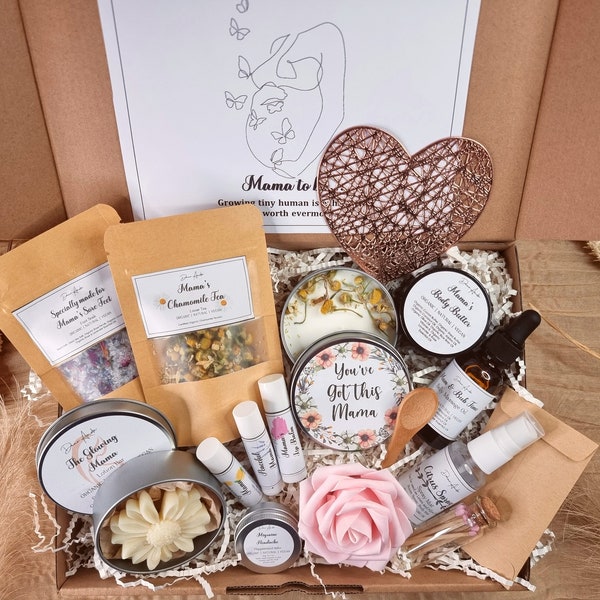 Organic Natural Pregnancy Box, ORGANIC, VEGAN, NATURAL, New Mum Gift Box, Postpartum Self Care,