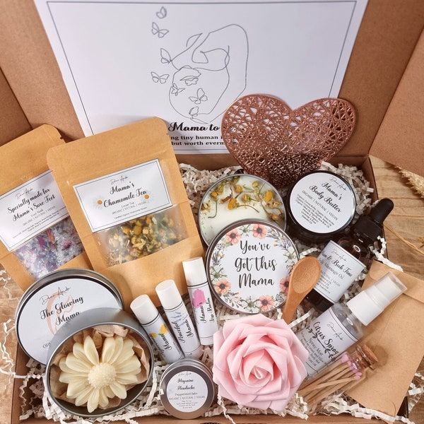 Organic Pregnancy Care Package, ORGANIC, VEGAN, NATURAL, Mum To Be, New Mum Self Care, Postpartum Gift, Spa Kit For Mum