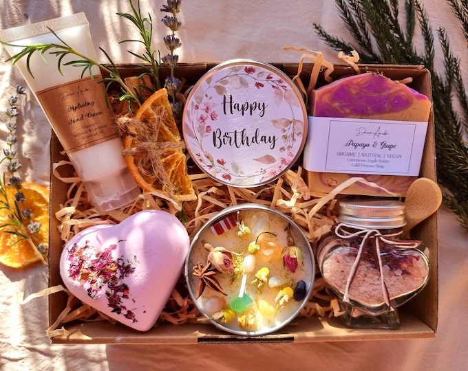 Organic Spa Gift Box Set ORGANIC VEGAN NATURAL Bath Gift Etsy Australia