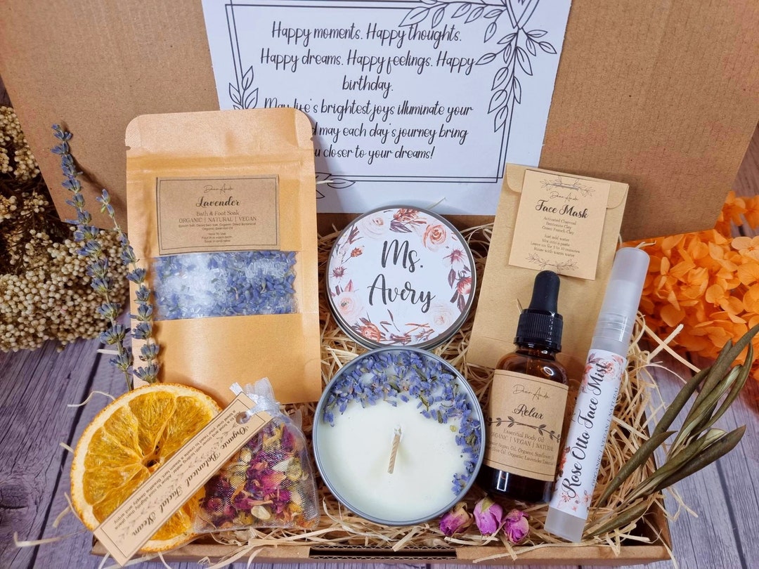 Organic Spa Gift Set ORGANIC VEGAN NATURAL Pick Me up Etsy