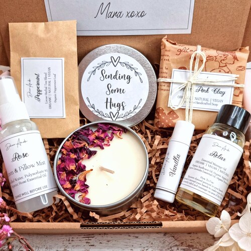 Organic Spa Gift Box Set ORGANIC VEGAN NATURAL Bath Gift Etsy Australia