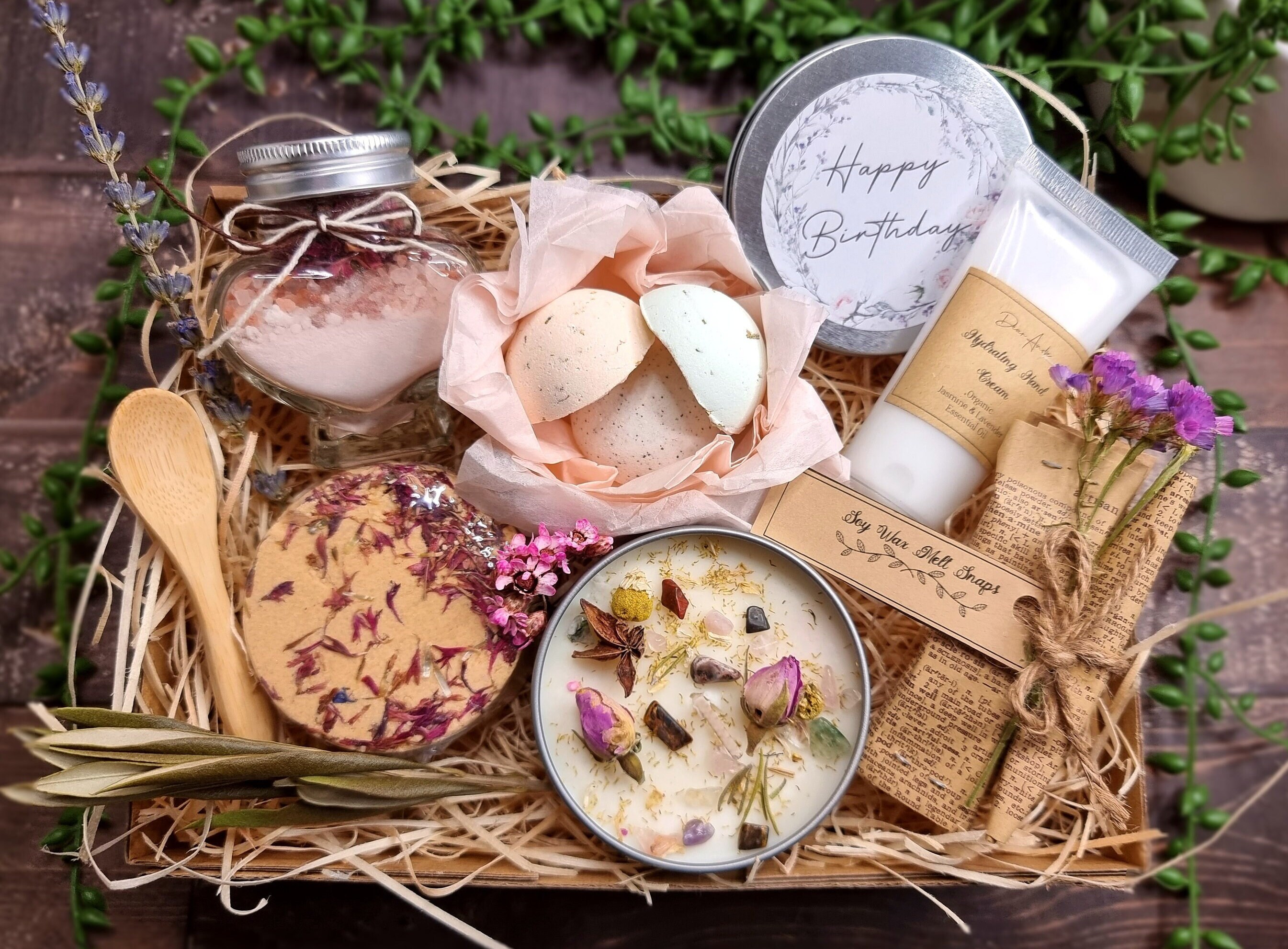 Organic Spa Gift Box Set ORGANIC VEGAN NATURAL Bath Gift Etsy Australia