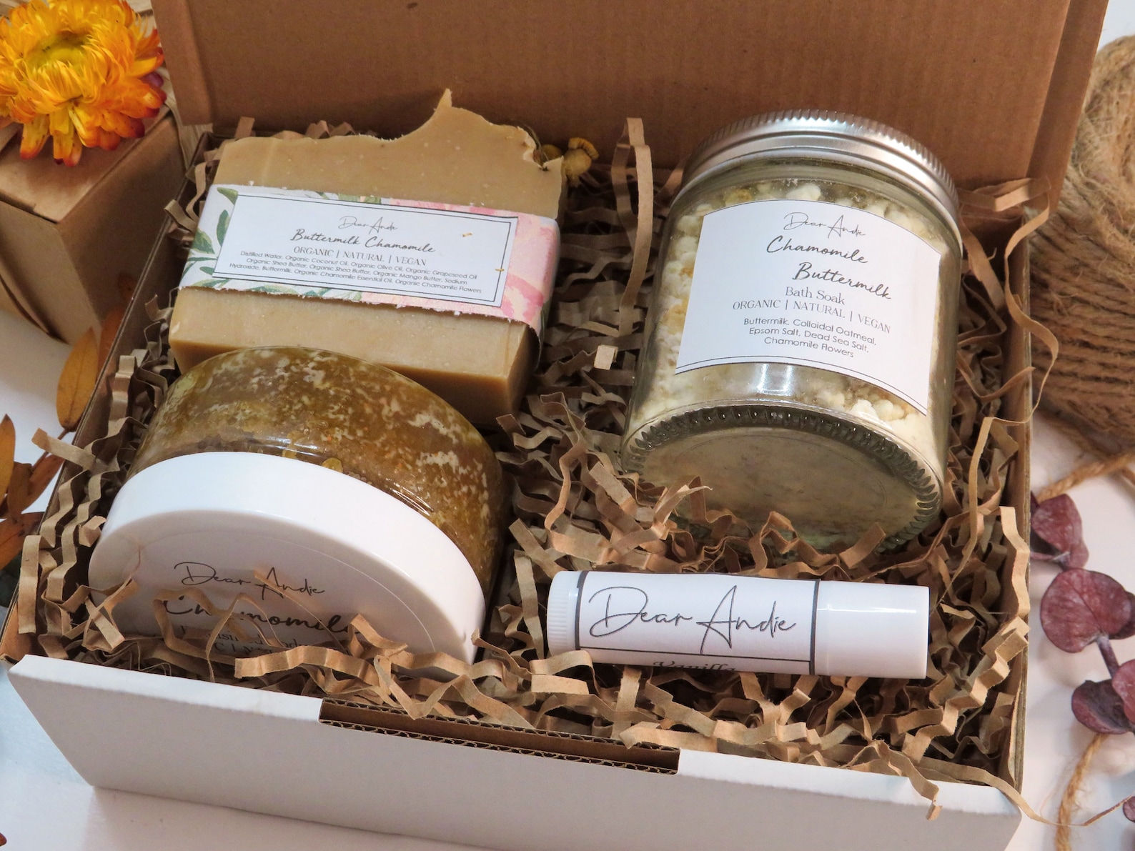 Natural Organic Vegan Spa Gift Box Gift Box For Her Pamper Etsy
