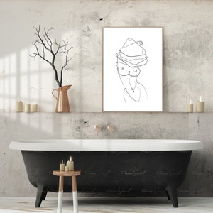 Naked Women Art Woman Body Line Drawing Erotic Nudity Female - Etsy