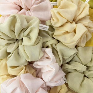Naturally Dyed Hair Scrunchies