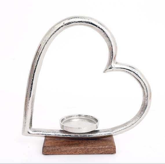 28cm Heart Candle Holder Etsy