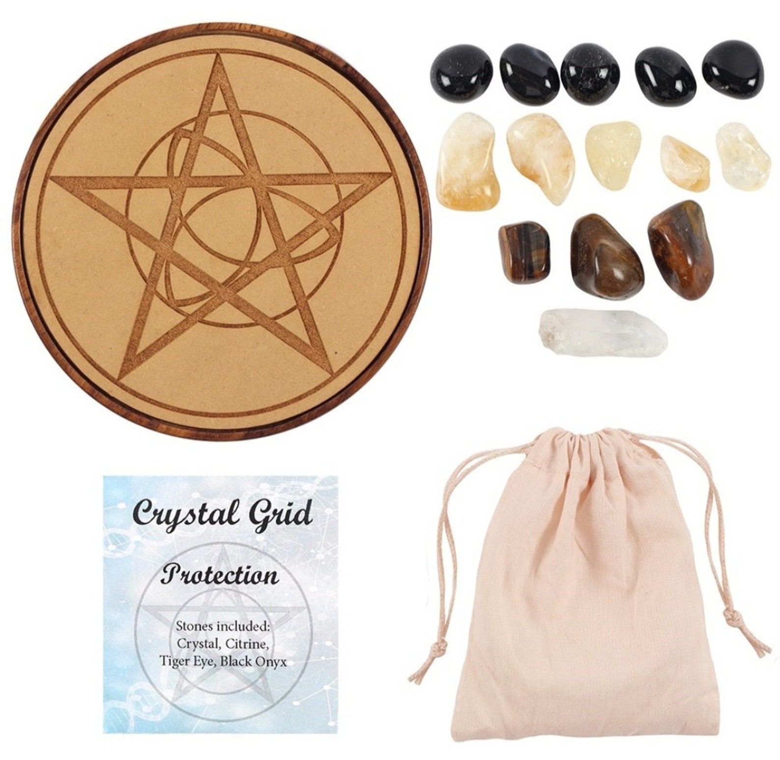 15CM Protection Crystal Grid Etsy