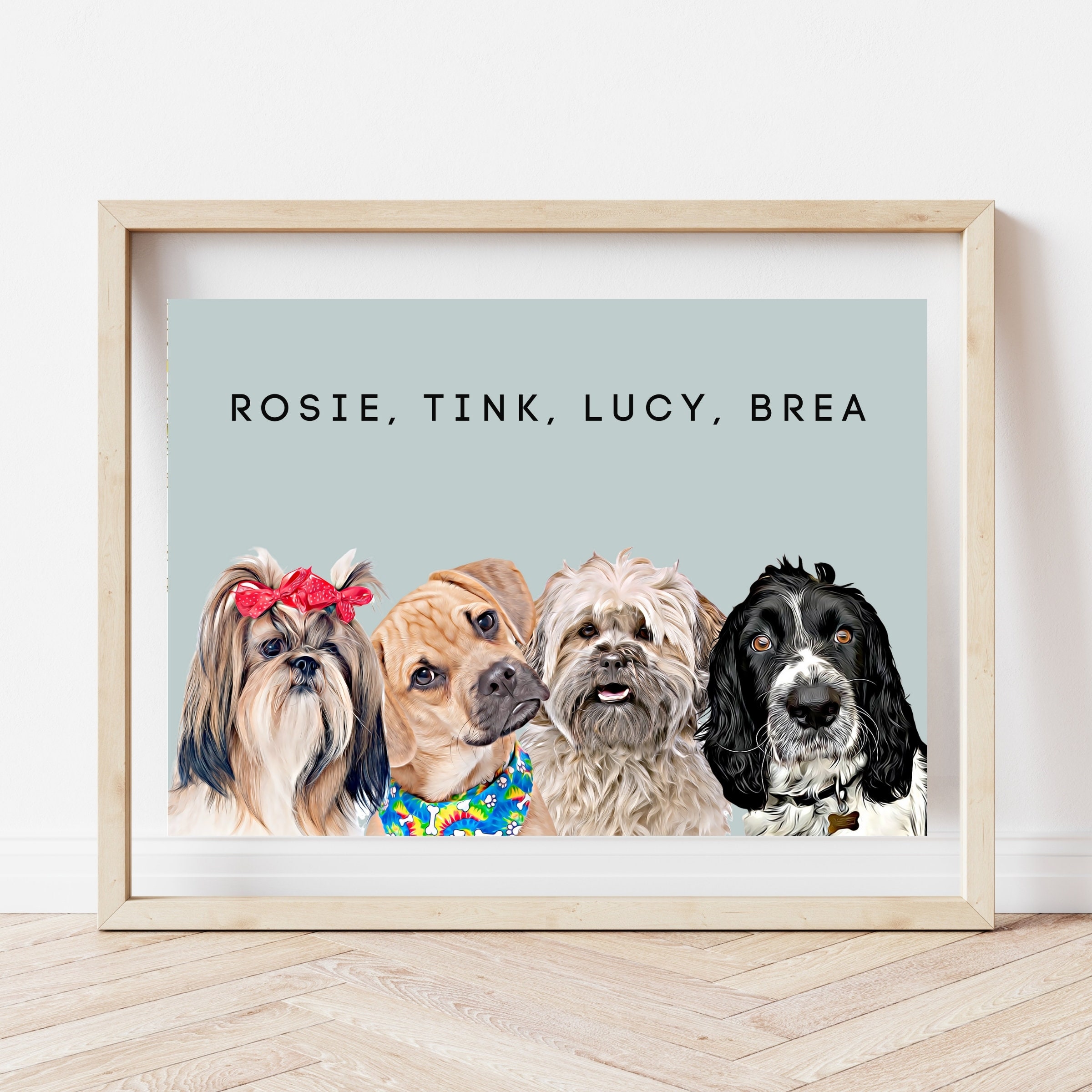 Personalised Pet Print Custom Pet Print Custom Dog Print | Etsy