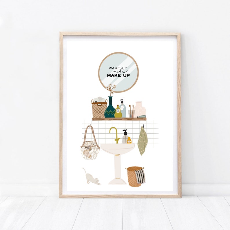 Bathroom Home Decor Print Bathroom Wall Art Home Decor | Etsy