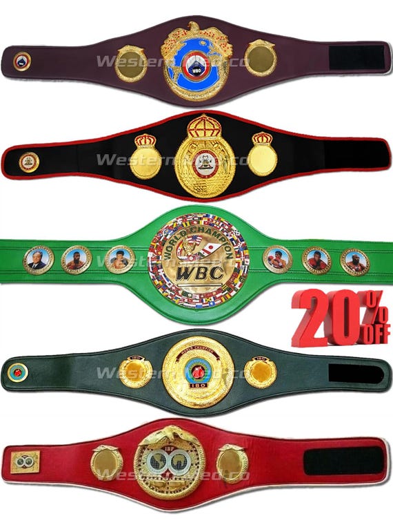 ボクシング IBO IBF WBA WBC WBO チャンピオンベルト　レプリカ Wba Wbc Wbo Ibf Ibo Set of All Championship Title Belts