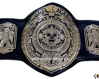 LUCHA Underground Heavyweight Championship Replica Title 4mm Zinc Belt NEW