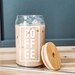 Beer Can Glass-Coffee | Coffee Glass | Soda Can Glass | Beer Can Glass With Lid | Iced Coffee Glass | Gifts Under 20 | Gifts For Her 