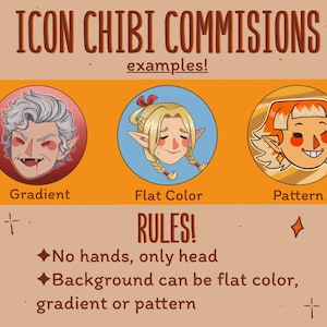 Custom Icon Chibi, Art Commission