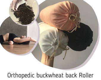 Orthopedic buckwheat back-roller bolster J.Roll