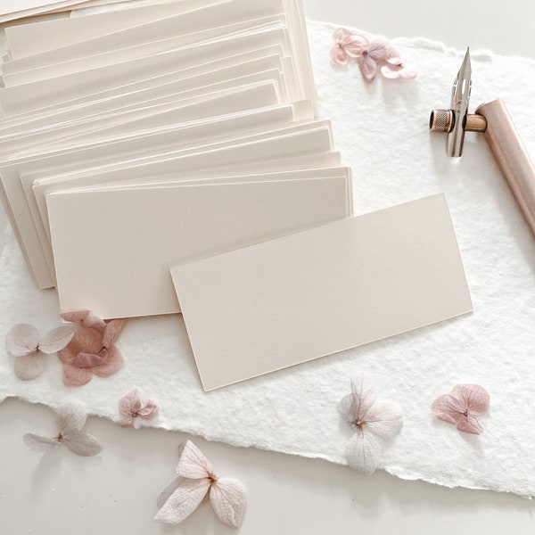 Blank Ivory Place Cards, Smooth Ivory Cards, Calligraphy Essentials, Wedding DIY Place Cards, Calligraphy Name Cards