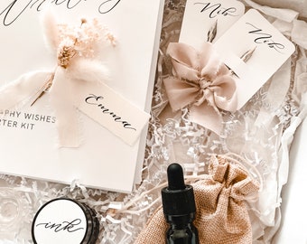 Modern Calligraphy Starter Kit, Beginner Lettering Set