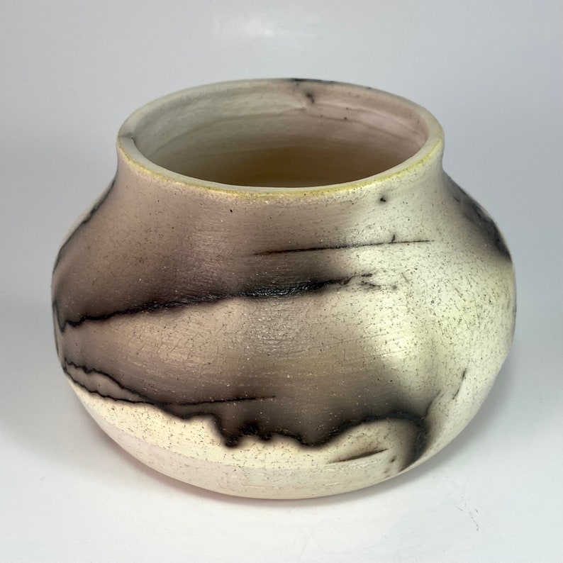 Horsehair Raku Pot Etsy
