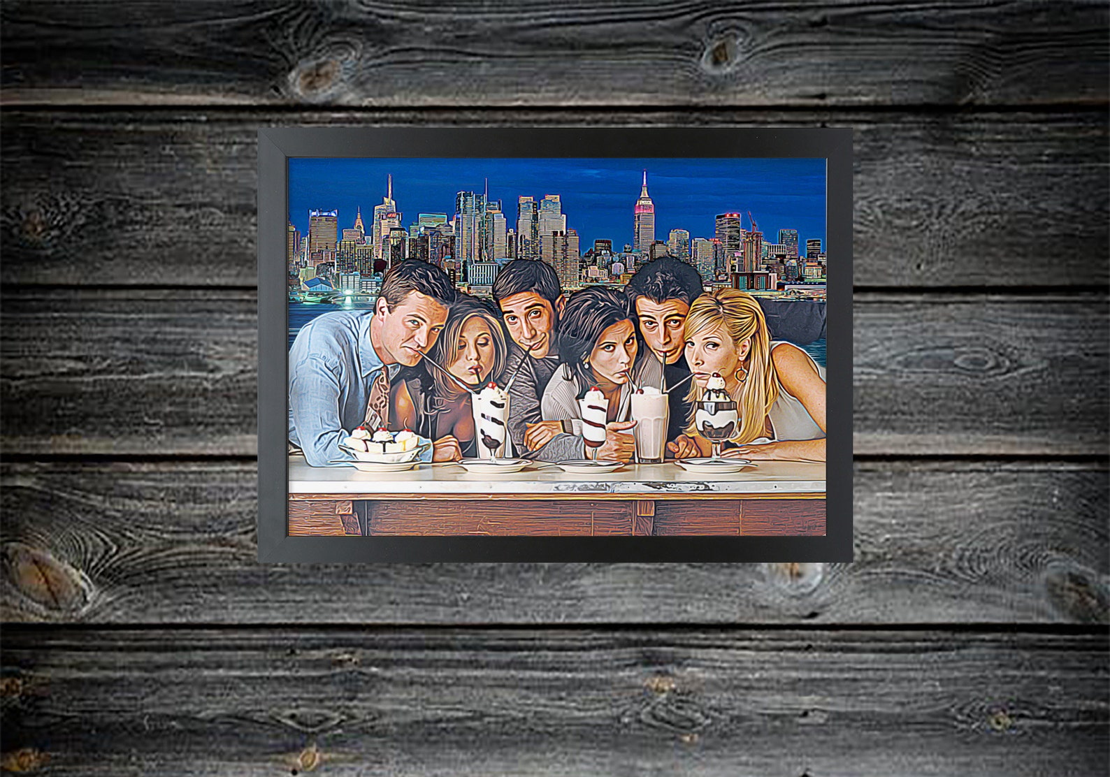 Friends New York Print Etsy