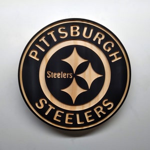 Steelers Wood Sign 