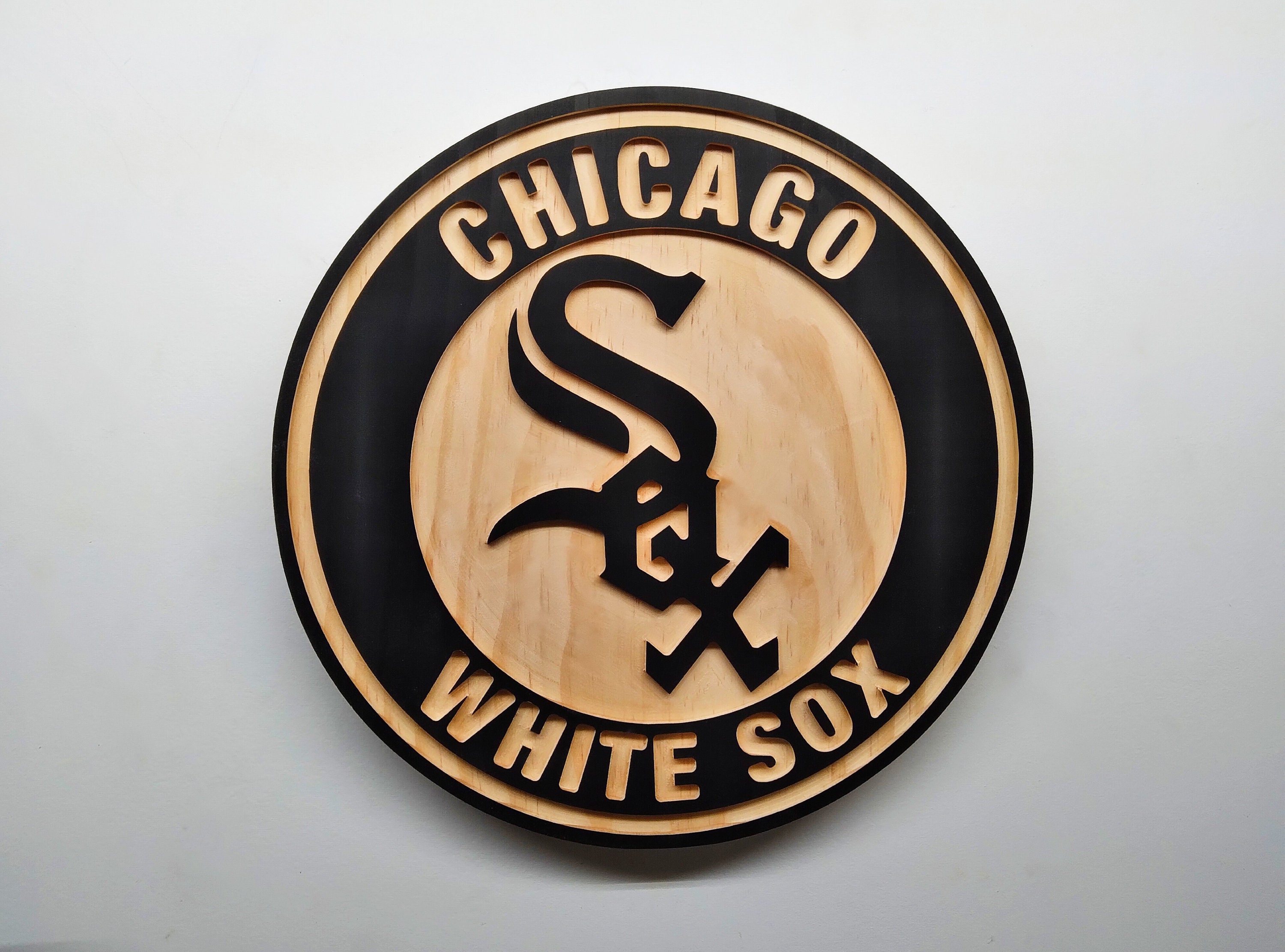 Chicago White Sox Mlb Baseball Team Majestic Cool Base Custom White Black  2019 Style Gift For White Sox Fans Polo Shirts - Peto Rugs