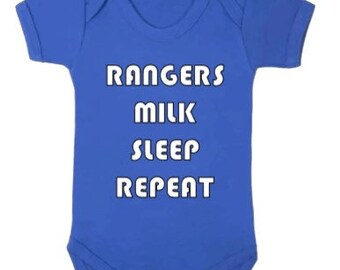 rangers fc baby grow