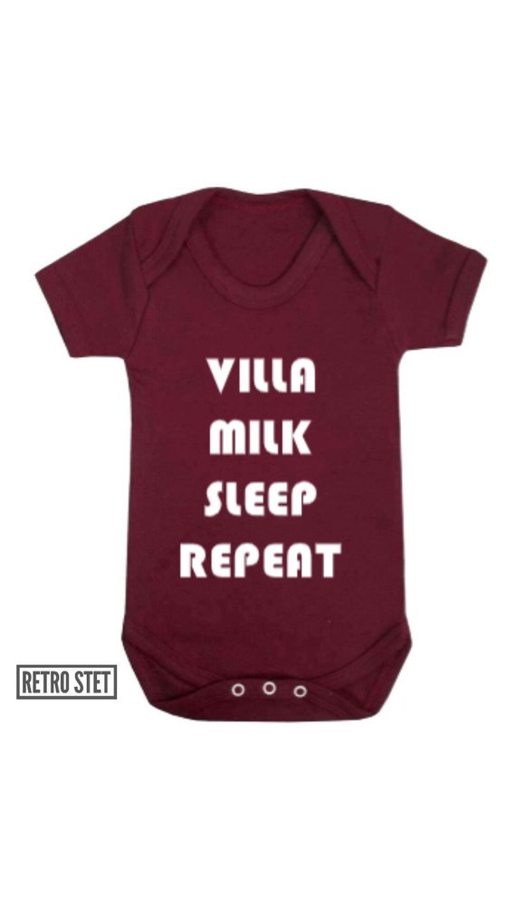 aston villa baby grow