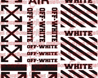 off white vans stencil