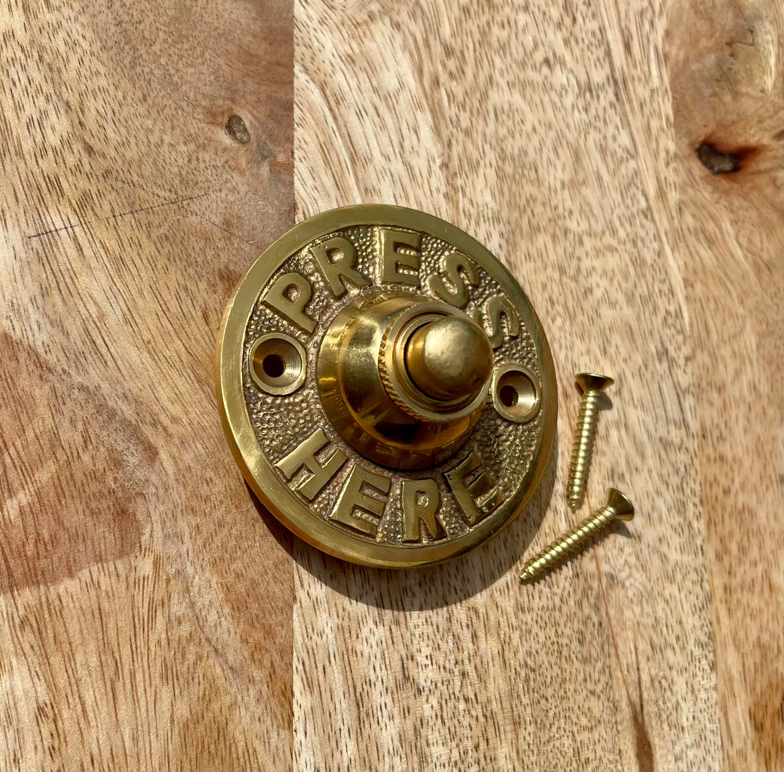 Traditional Doorbell / Push Bell Button in an Authentic Vintage Style ...