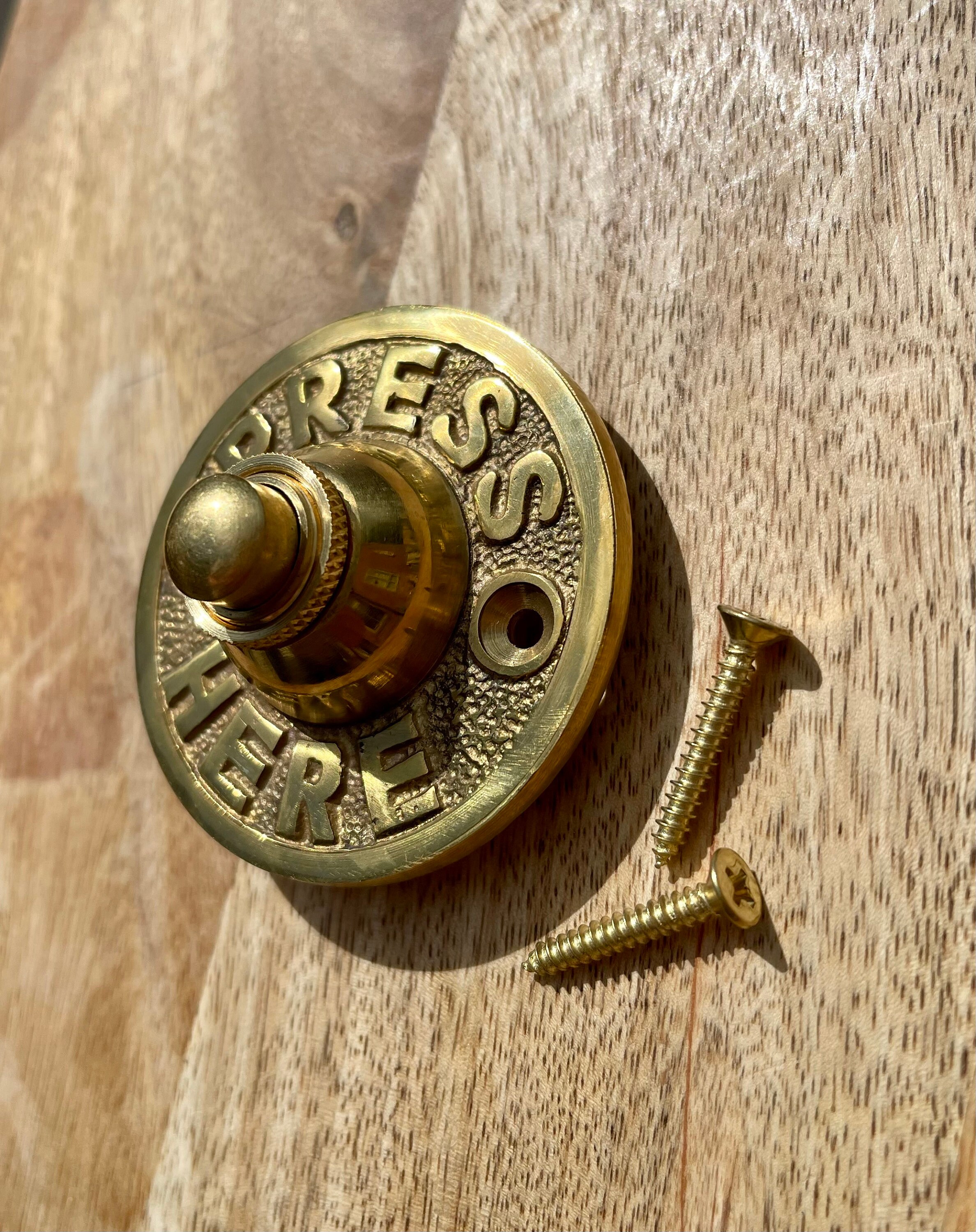 Traditional Doorbell / Push Bell Button in an Authentic Vintage Style ...