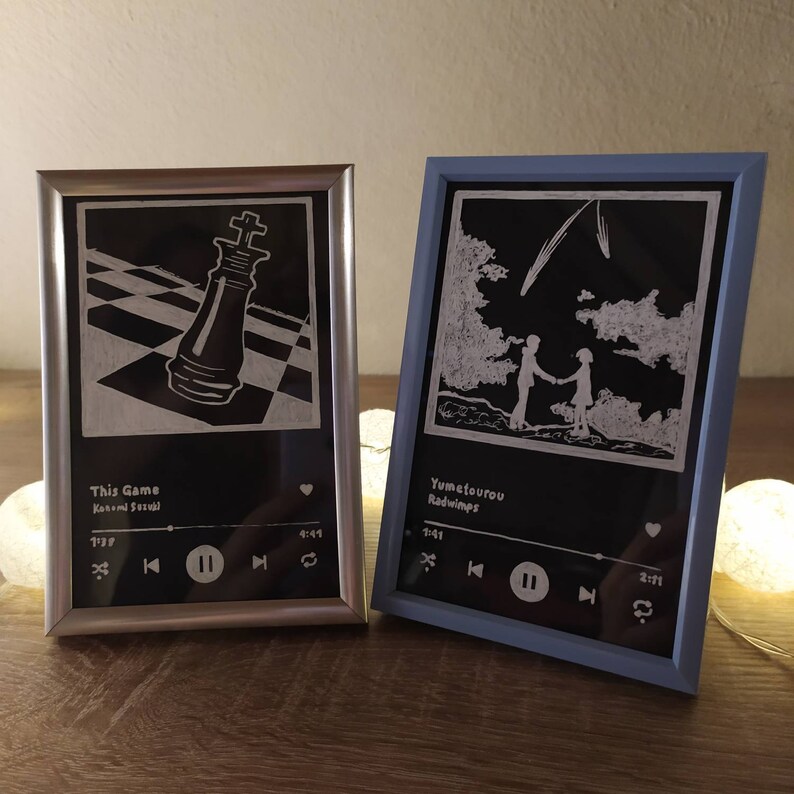 Spotify Glass Art Etsy