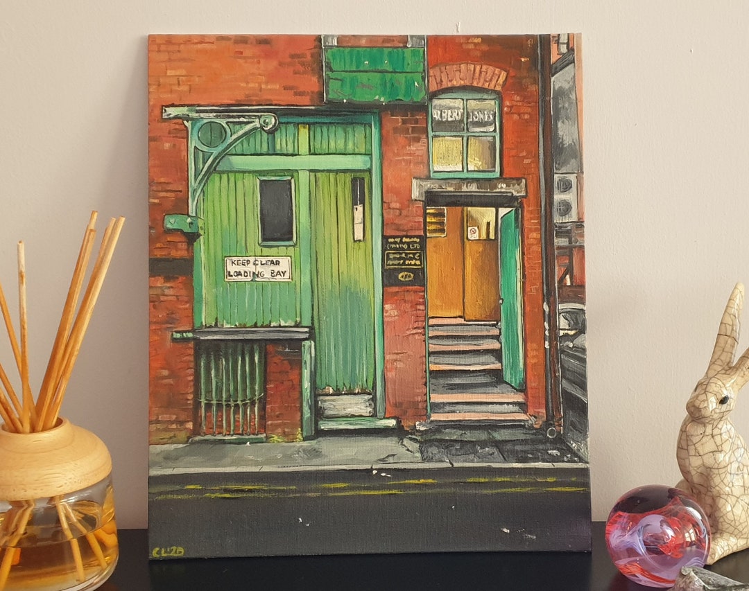 Original OIL ON CANVAS Panel Painting the Textile Merchant Etsy