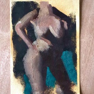 Gesto e forma – Studio espressivo della figura a olio su carta