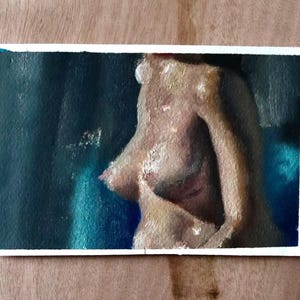 Gesto e forma – Studio espressivo della figura a olio su carta
