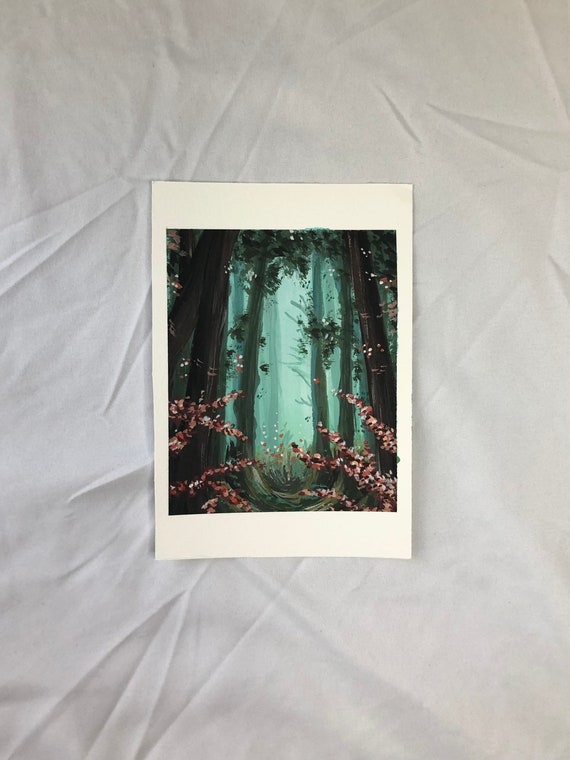 Original gouache painting