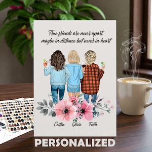Carte personnalisée pour elle - Cadeau numérique ou imprimé personnalisé - Carte unique pour meilleure amie, soeur, maman, grand-mère