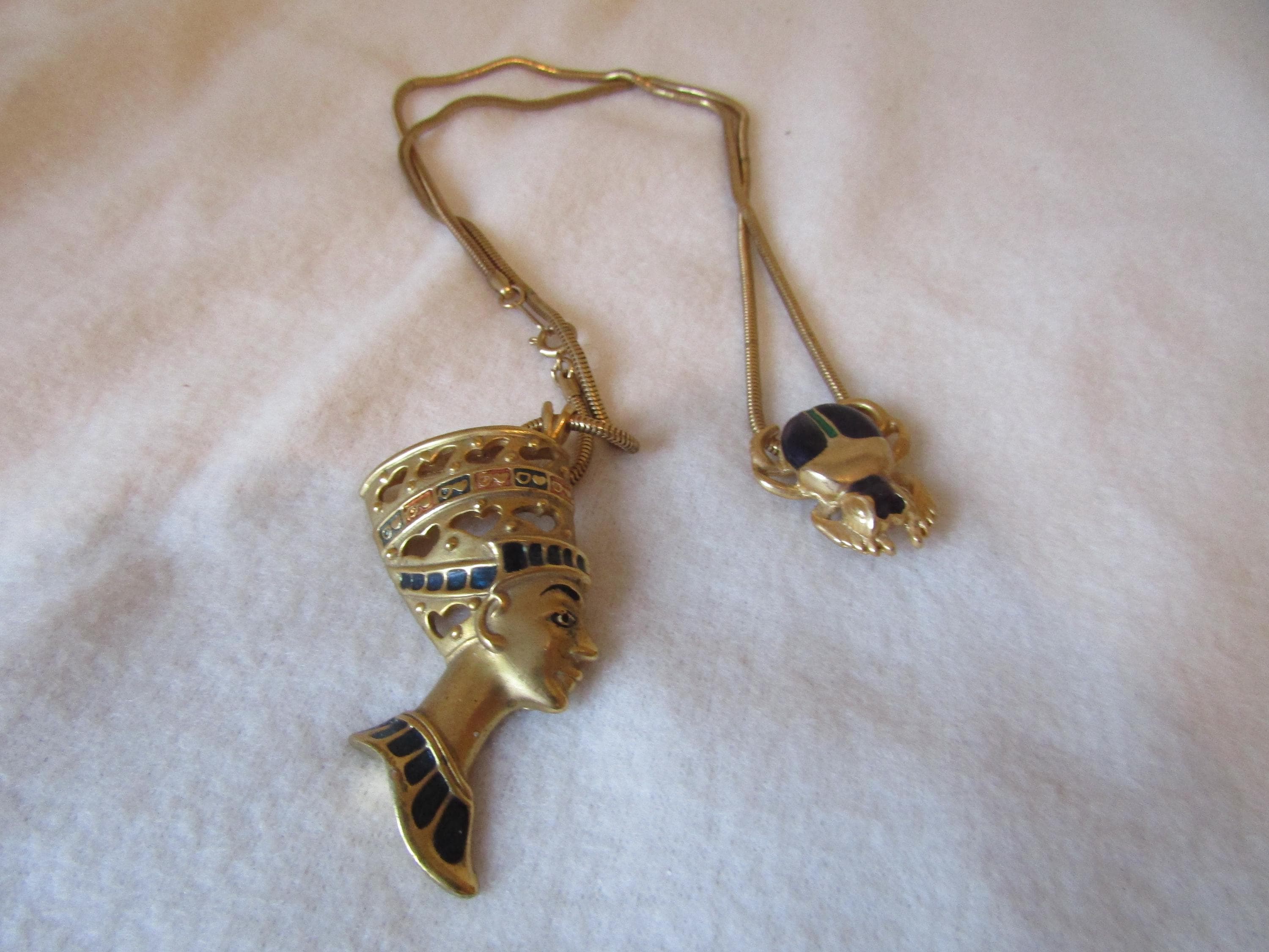 希少 エジプトジュエリー18K ネフェルティティ 湧き 希少 エジプトジュエリー18K ネフェルティティ 湧き