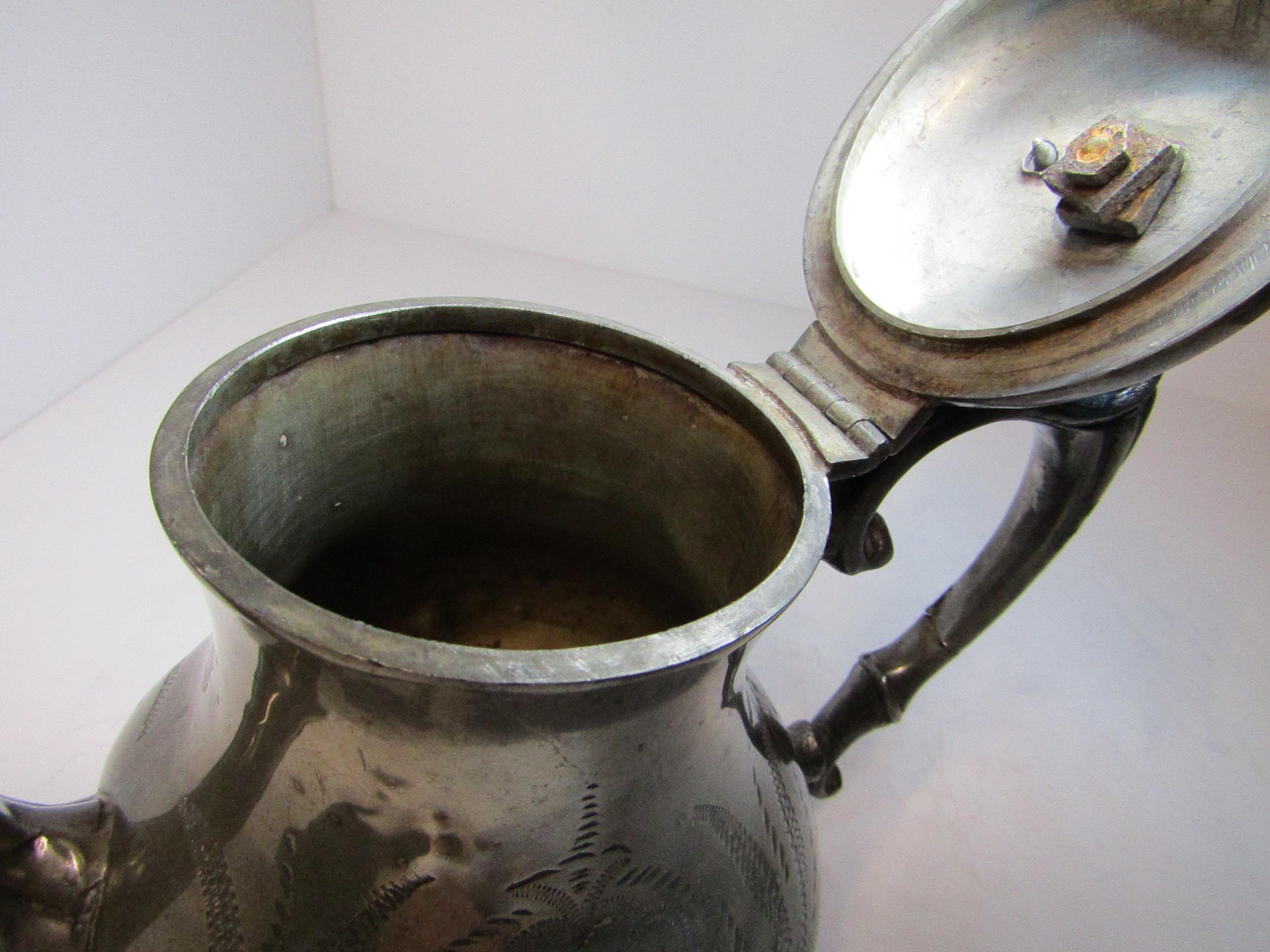 ヴィンテージ ブリタニア メタルティーポット - イギリス