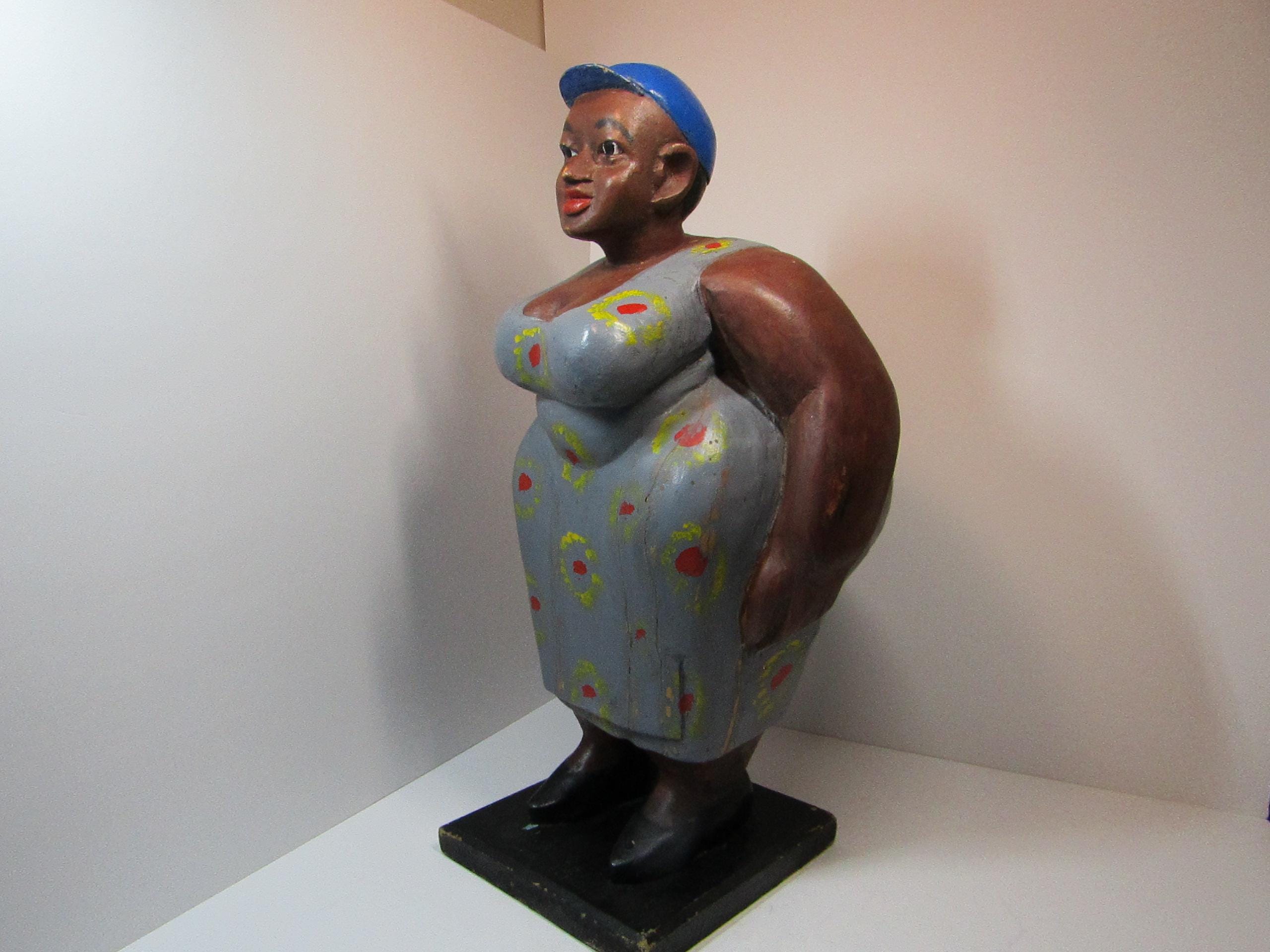 Hand Crafted Figure - Big Mama Figure - Wooden - Etsy