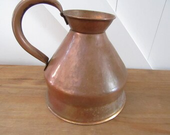 Krug - Pot - Antike Vintage Kupfer Kanne Topf Container Krug - Peerage
