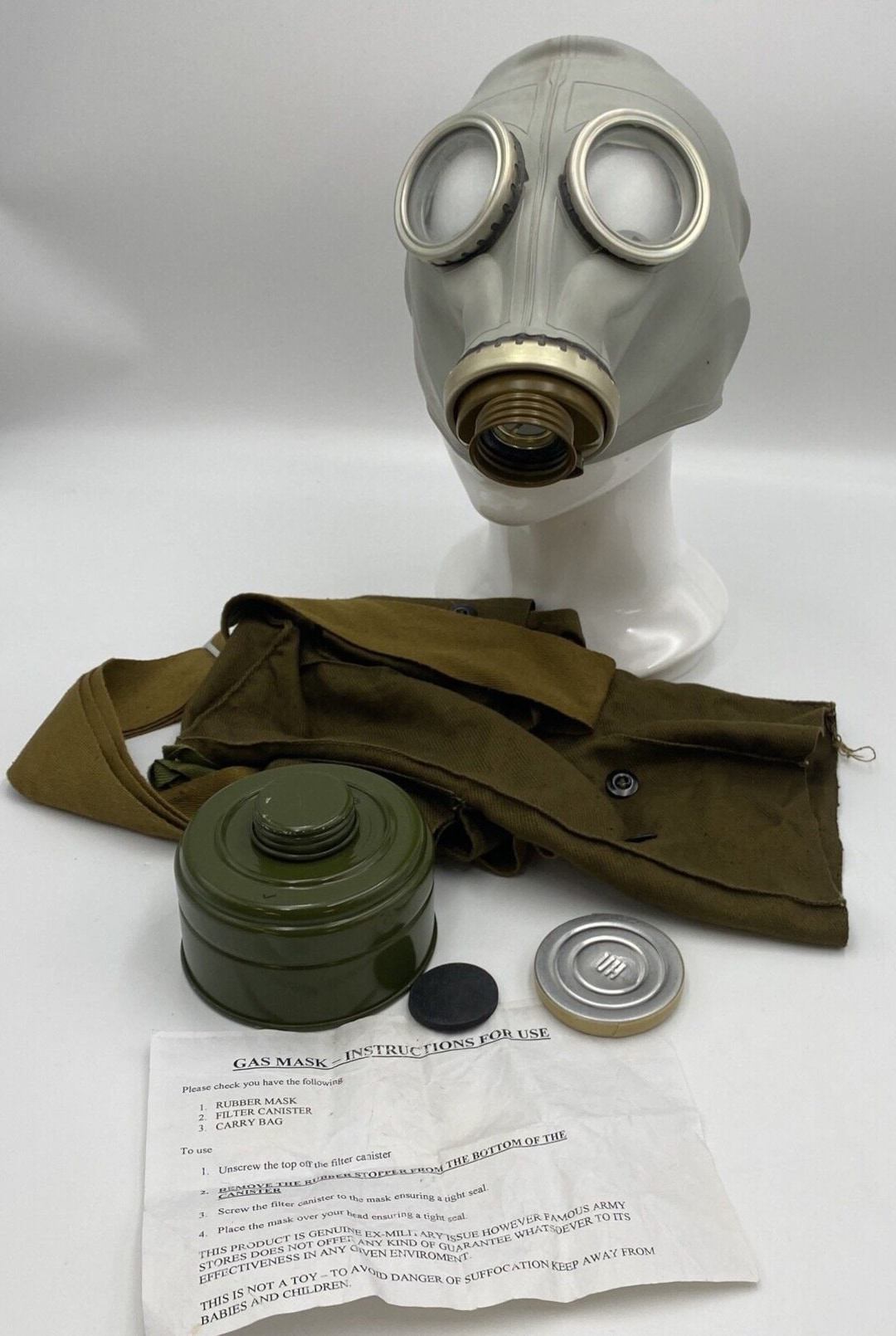 Soviet Gas Mask Respirator 1970s Russian Gas Mask Military - Etsy