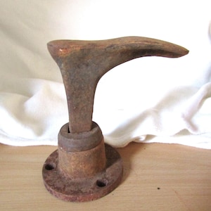 Cobblers Last - Distressed Rustic Anvil - Shoe Repair piece - Cast Iron Shoe Repair tool - Shoe Maker tool - Child Size