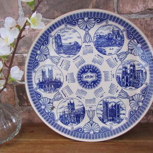 Rington&#39;s Porcelain plate - Calendar Commemorative Plate 1990