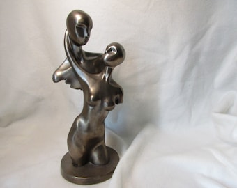 Lovers Sculpture - Man woman Modern Art - Figurine Sculpture