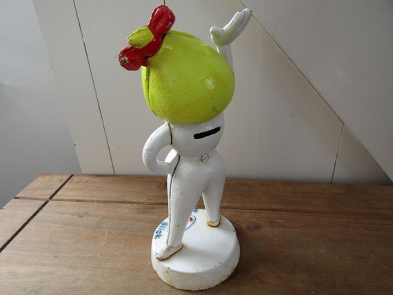 Advertisement - Cast Iron Figurine - Female Esso- Abby Slick