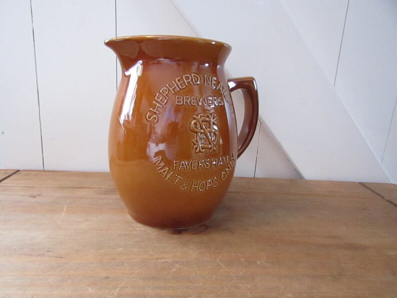Shepherd Neame Brewery JUG Ceramic Jug Beer Jug JUG for Etsy Australia