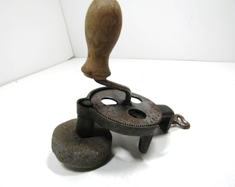 Rare Vintage Manual Bench Grinding machine  - Made In Germany - Knife sharpener - Grinder - victorian grinder